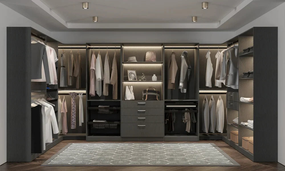 wardrobe with drawers
