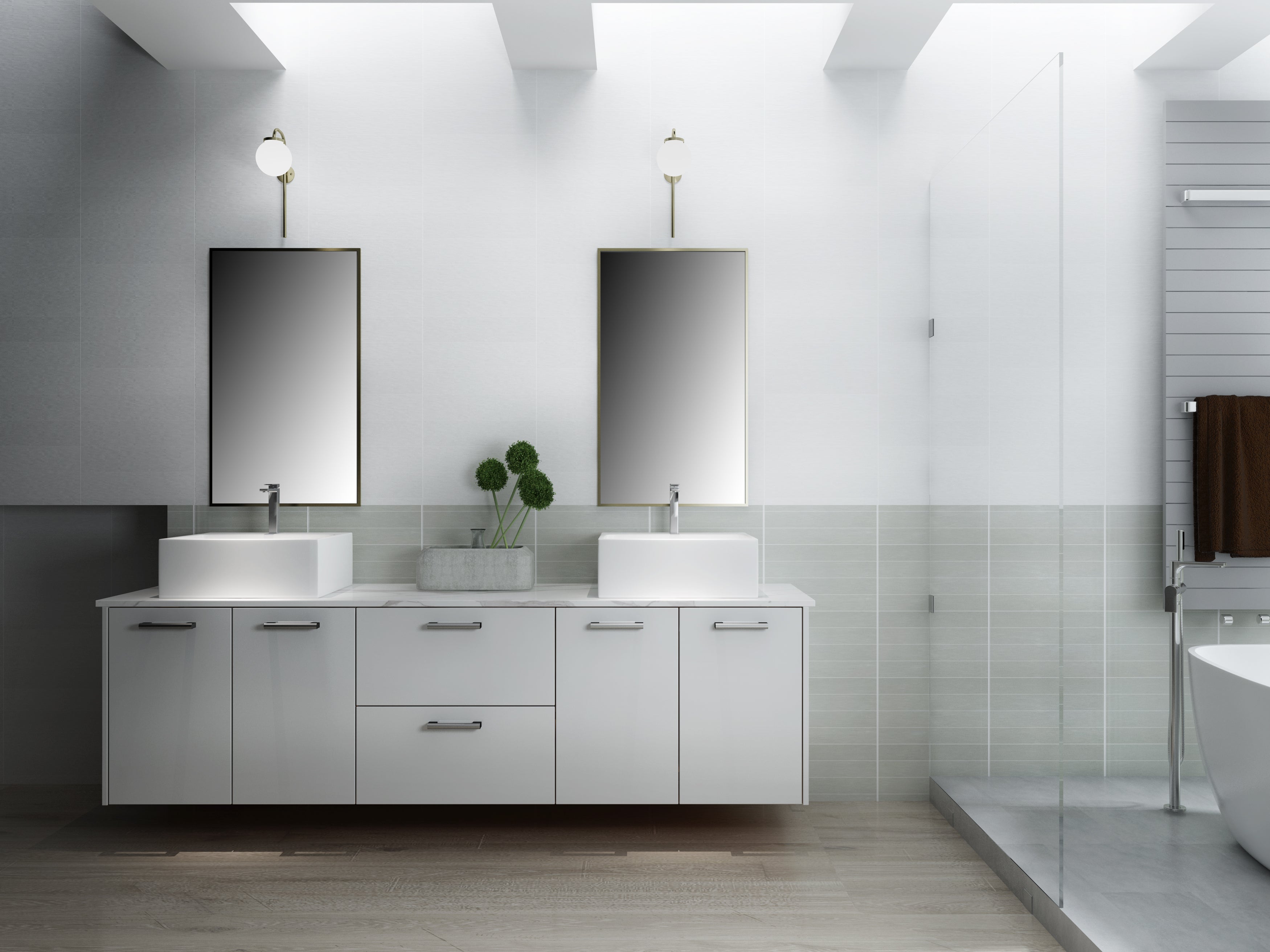 floating bathroom vanity