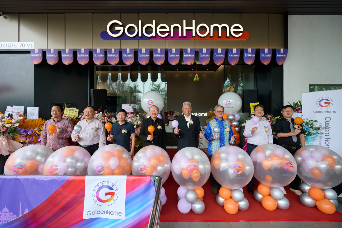 Heavyweight Debut! GoldenHome’s 1,000m² Shared Flagship Showroom Opens in Malaysia, Launching Its Strategic Retail Market Deployment！