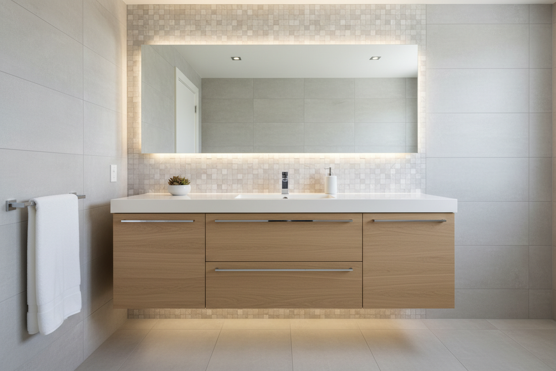 custom bathroom cabinet
